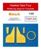 Omask X4836 Hawker Sea Fury FB.11 O-Max Set (for Trumpeter)(masks and EVA wheel bay plugs) 1/48